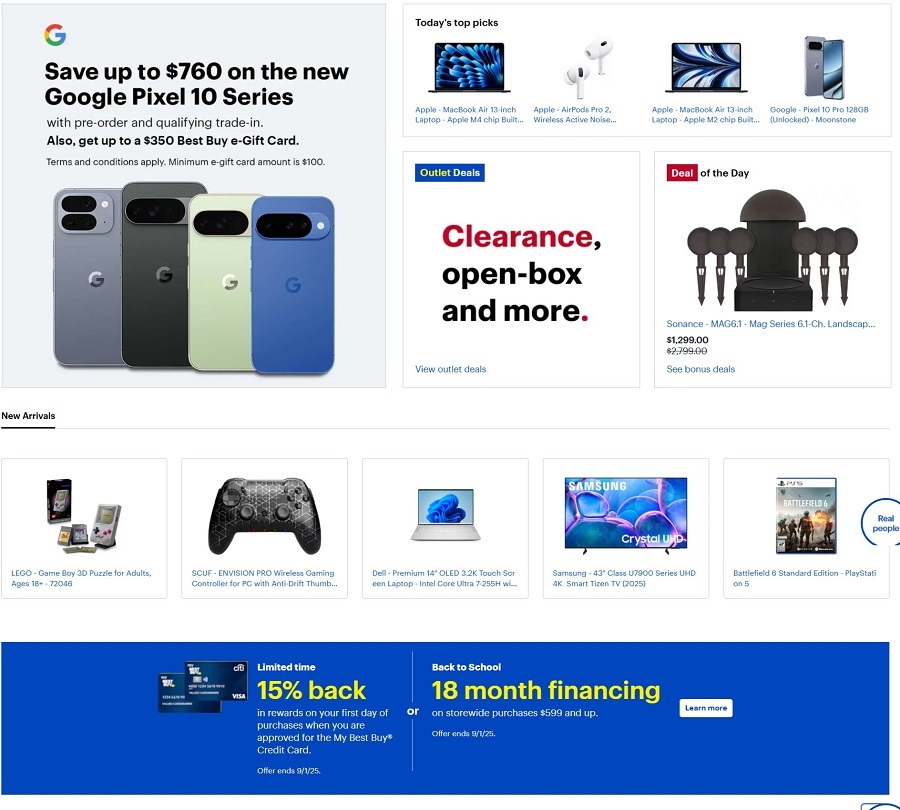 Best Buy Weekly Ad Aug 18-27 - Page 1