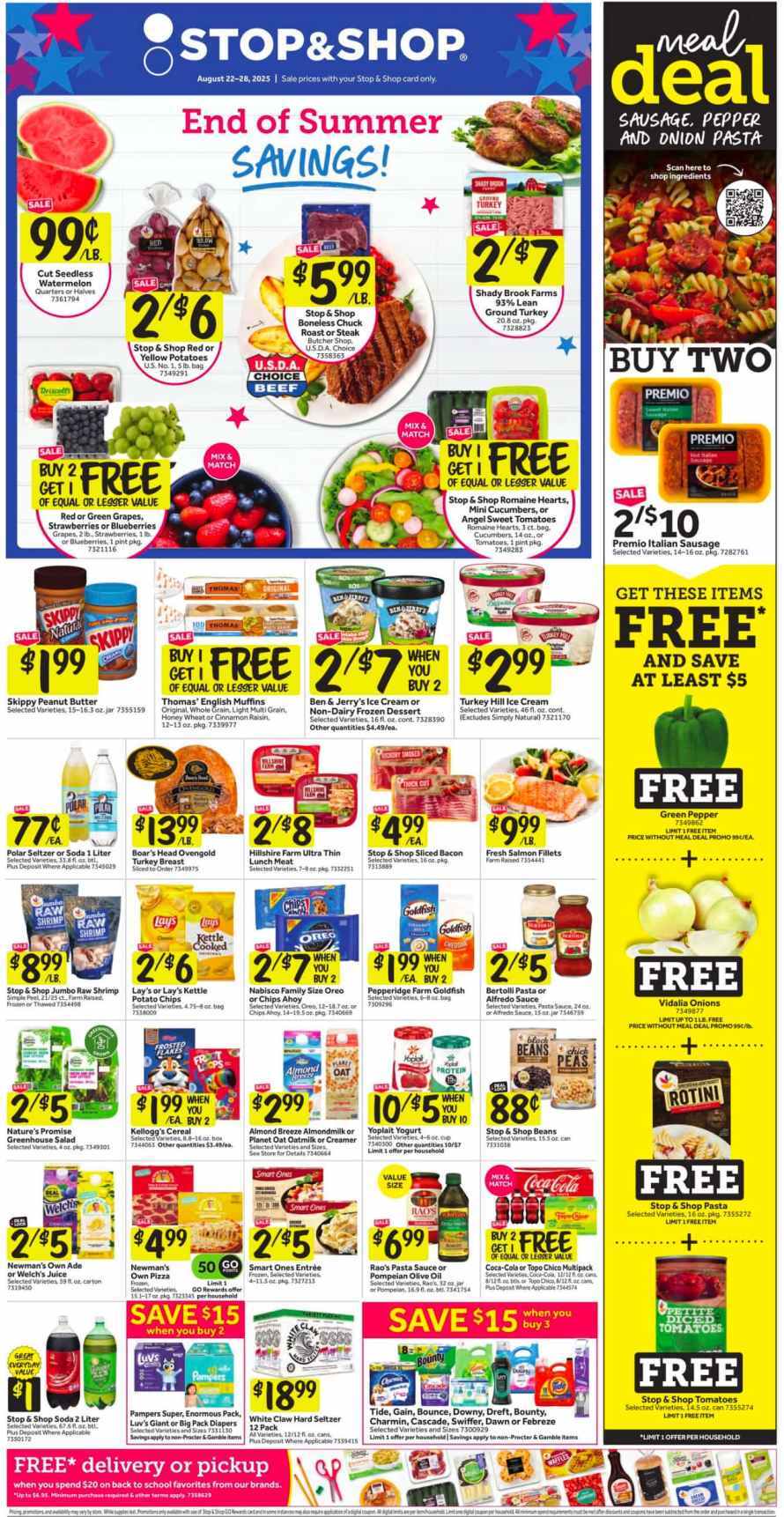Stop and Shop Weekly Ad Aug 22-28 - Page 1