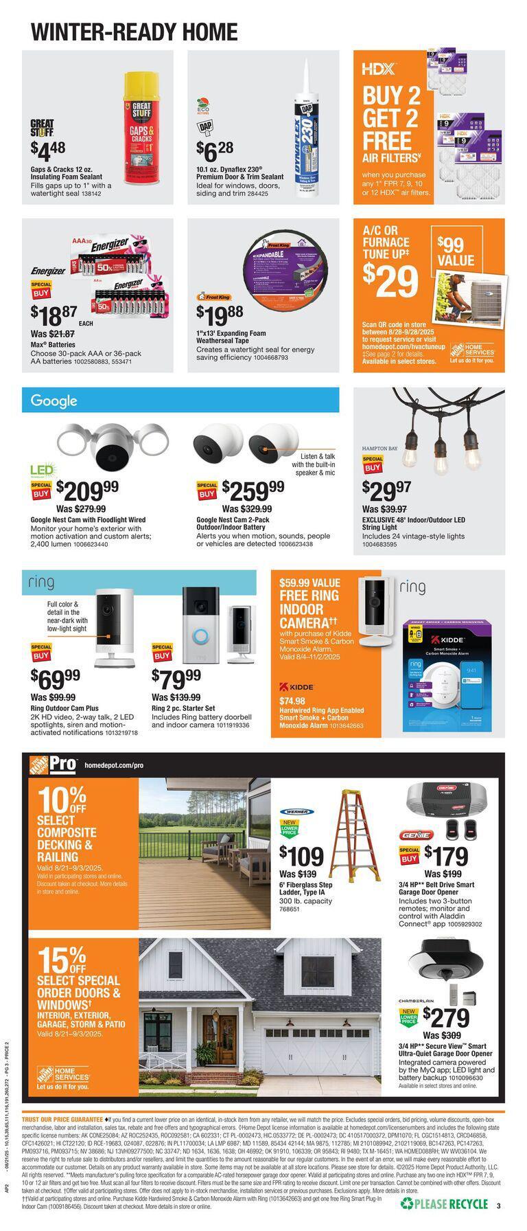 The Home Depot Labor Day 2025 - Page 3