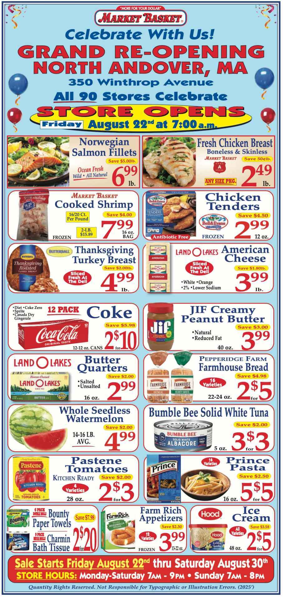 Market Basket Weekly Ad Aug 24-30 - Page 1