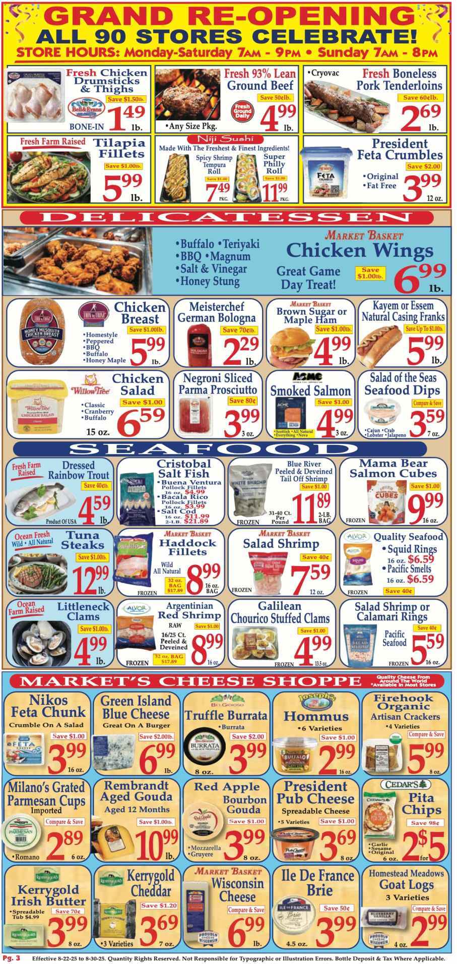 Market Basket Weekly Ad Aug 24-30 - Page 3
