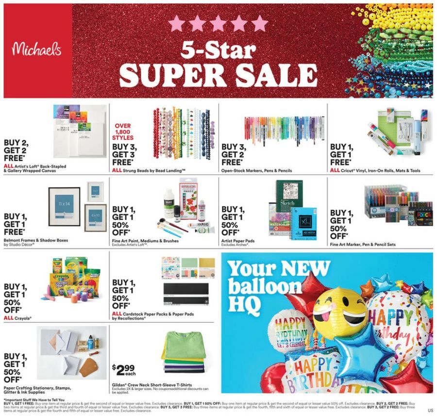 Michaels Weekly Ad Aug 24-30 - Page 1
