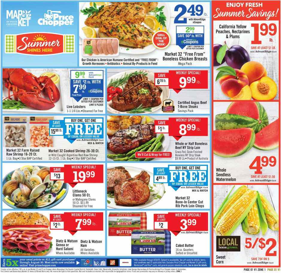 Price Chopper Weekly Ad Aug 24-30 - Page 1