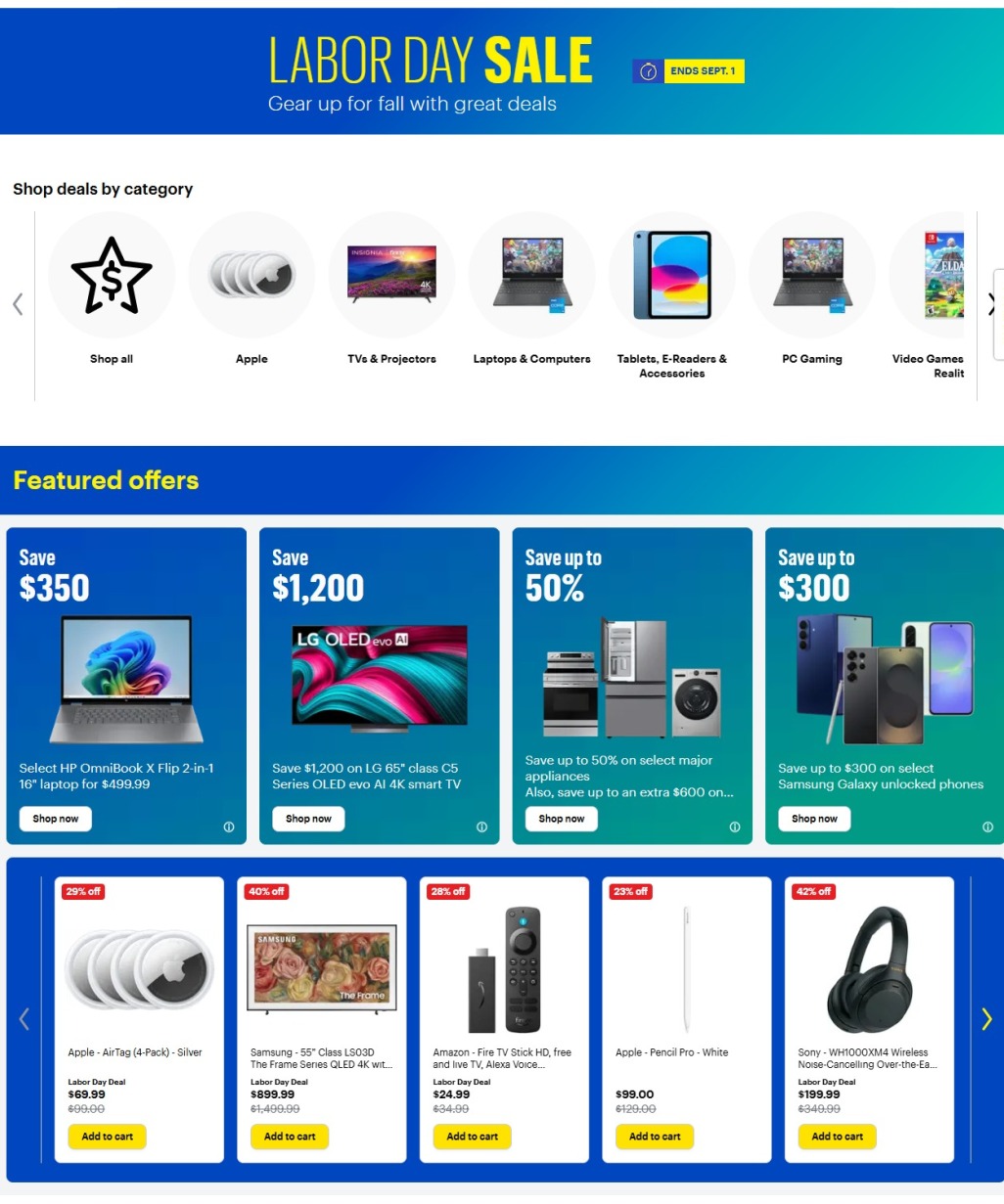 Best Buy Labor Day 2025 - Page 1