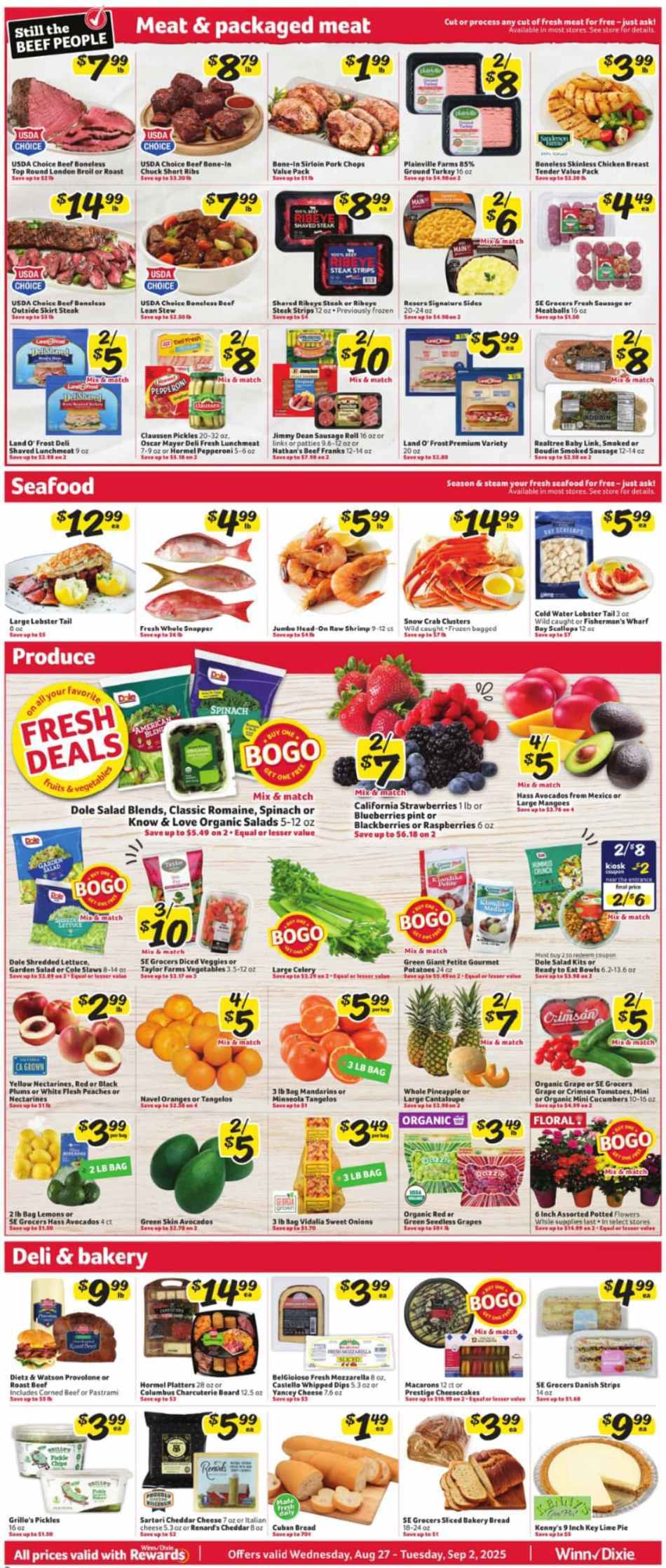 Winn Dixie Weekly Ad Aug 27-Sep 02 - Page 3