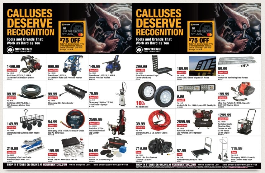 Northern Tool Weekly Ad Aug 27-Sep 07 - Page 2