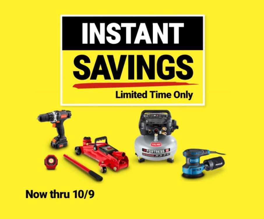 Harbor Freight Tools Weekly Ad Aug 28-Sep 10 - Page 1