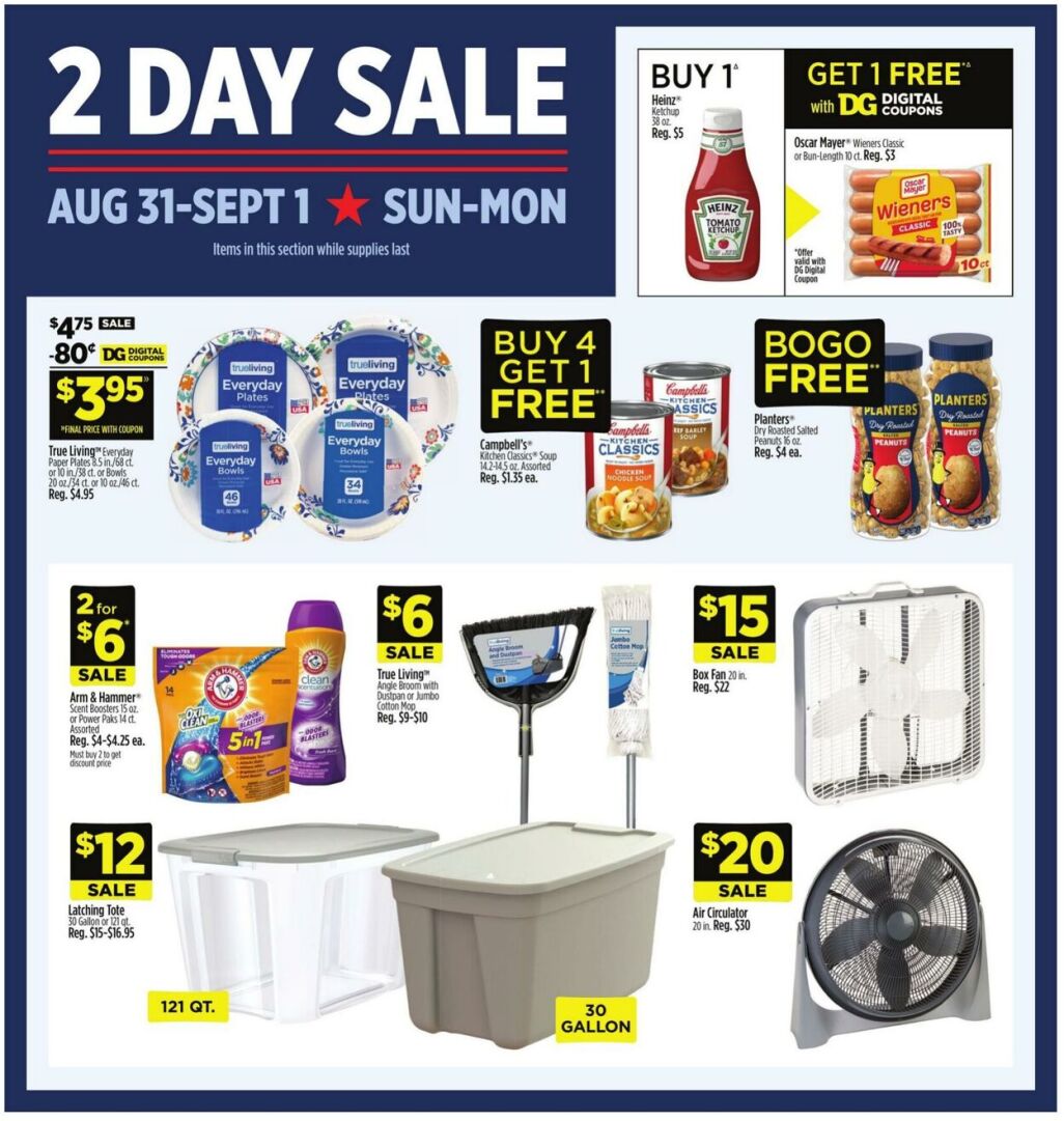 Dollar General Weekly Ad Aug 31-Sep 06 - Page 2