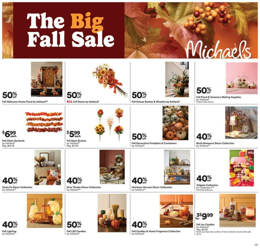 Michaels Weekly Ad Aug 31-Sep 06 - Page 1