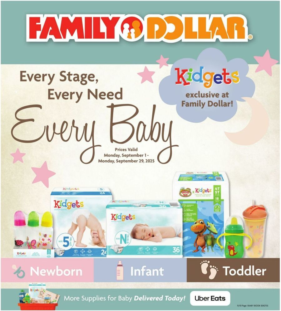 Family Dollar Weekly Ad Sep 01-29 - Page 1