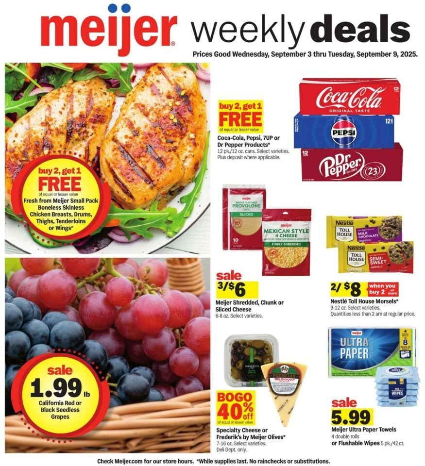 Meijer Weekly Ad Sep 03-09 - Page 1