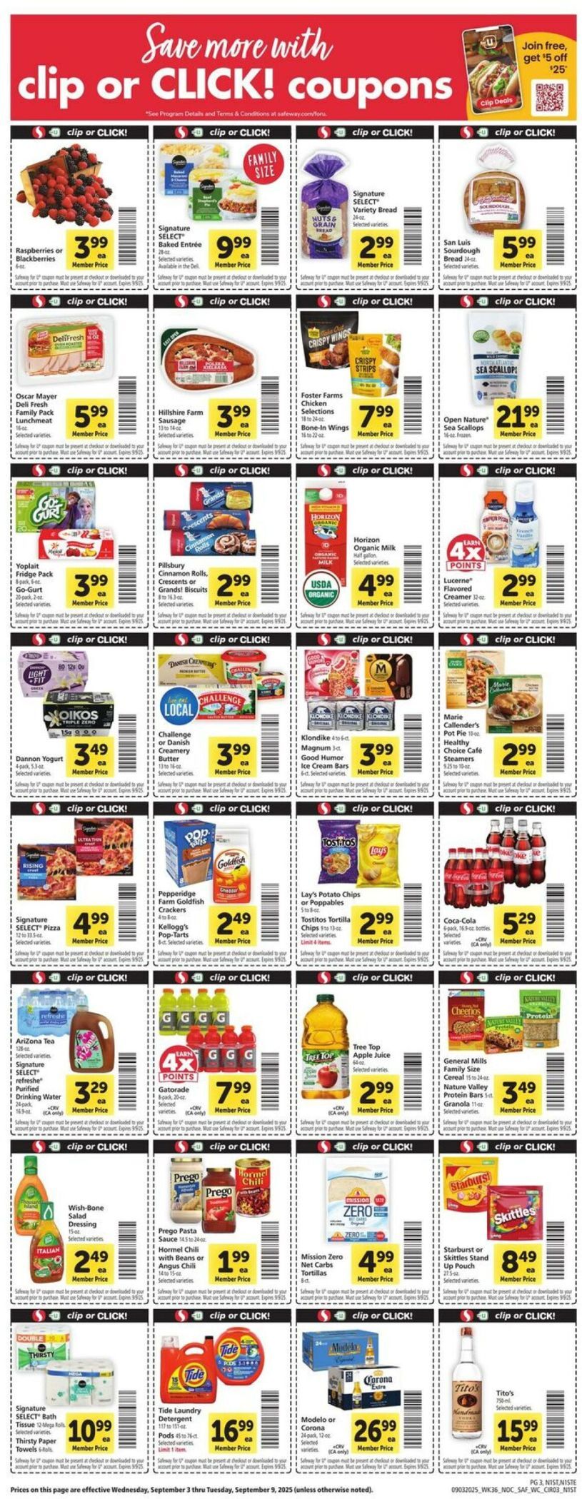 Safeway Weekly Ad Sep 03-09 - Page 3