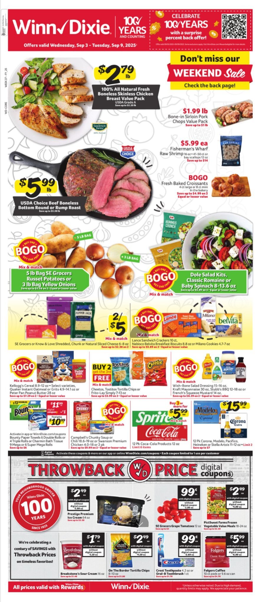 Winn Dixie Weekly Ad Sep 03-09 - Page 1
