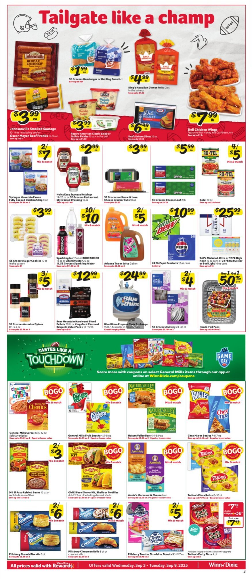 Winn Dixie Weekly Ad Sep 03-09 - Page 3