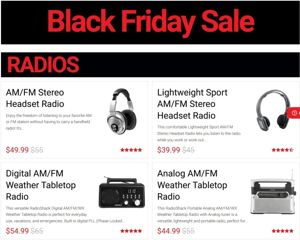 RadioShack Black Friday 2019 - Page 1