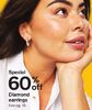 60% Off Diamond Earrings