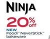 Extra 20% Off Ninja Foodi NeverStick
