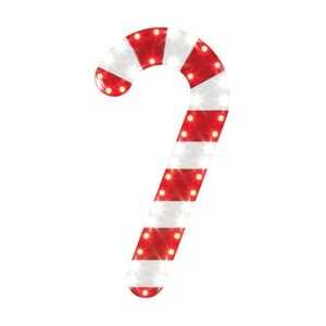 Outdoor Decor Candy Cane, Super Bright LED Lights, 16-In.