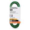 Outdoor Extension Cord, 16/3 SJTW, Green, 20-Ft.