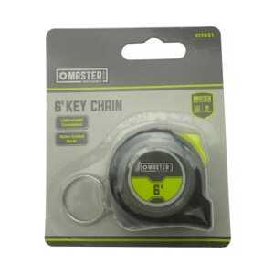 Key Chain Tape Measure, 6-Ft.