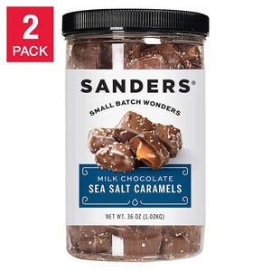 $3.30 Off Sanders Milk Chocolate Sea Salt Caramels 36 oz, 2-pack
