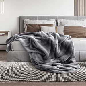 Mon Chateau Faux Fur Queen Blanket