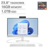HP 24-cr0337c 23.8-inch Touchscreen All-in-One Desktop w/AMD Ryzen 5