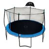 BouncePro 14ft Trampoline with Safety Enclosure and Basketball System