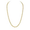18kt Yellow Gold Rope Necklace