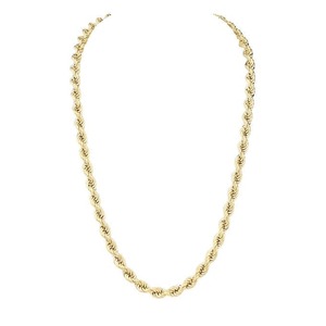 18kt Yellow Gold Rope Necklace