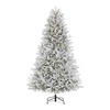 Home Decorators Collection 7.5 ft. Pre-Lit LED Kenwood Fraser Flocked Artificial Christmas Tree