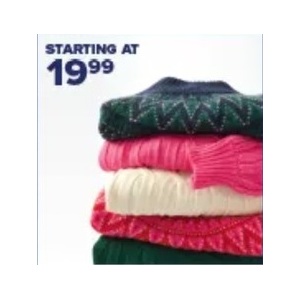 Women's Sweaters starting at $19.99