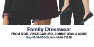 Up to 65% Off Family Dresswear