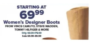 Women's Designer Boots Starting at $69.99