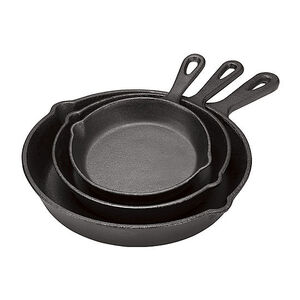 Cooks 3-pc. Cast Iron Fry Pan Set