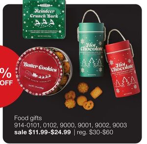 60% Off Food gifts