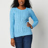 St. John's Bay Women's St. John's Bay cable sweaters for $9.99 Each