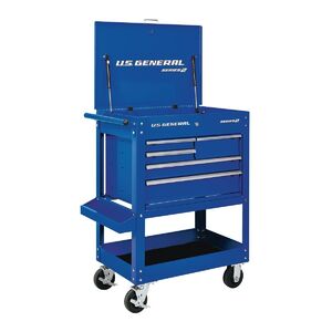 U.S. GENERAL 30 in. 5 Drawer Mechanics Cart