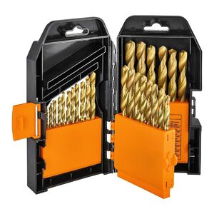 Warrior Titanium Drill Bit Set, 29 Piece
