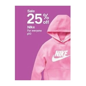 25% Off Nike for Everyone