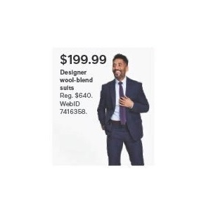 Designers wool-blend Suits