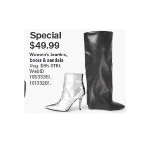Women's booties, boots & Sandals from $49.99