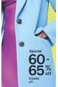 60-65% off Coats
