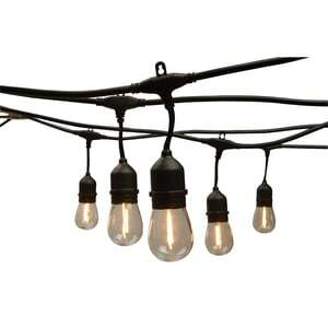 Ironton String Lights, 24ft.,12 Bulbs, 120 Volts, 10.8 Watts