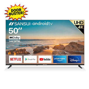 Sansui 50" 4K UHD HDR Smart LED Android TV with Google Assistant