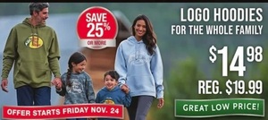 Logo Hoodies For The Whole Family