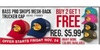 Buy 2 Get 1 FREE Bass Pro Shops Mesh-back Trucker Cap