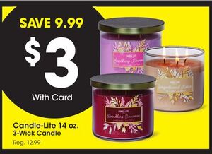 Candle-Lite 14 oz. 3-Wick Candle