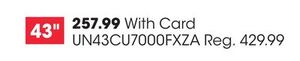 Crystal 43" UHD 4K Smart tv