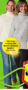 Falls Creek or Ophelia Roe Women's Turtleneck Sweaters